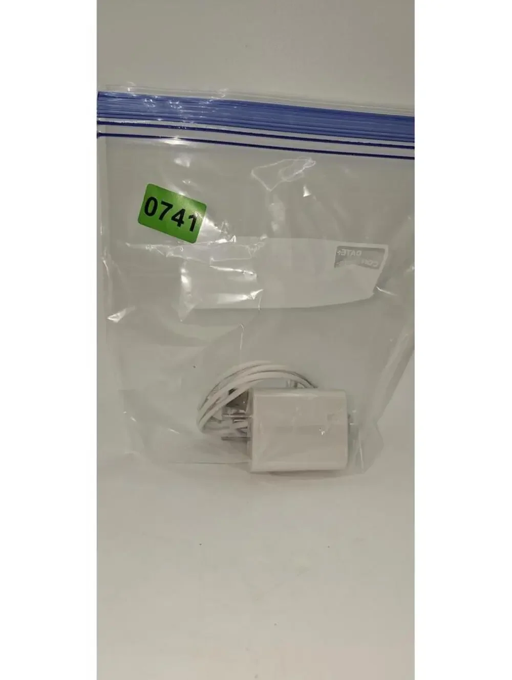 White USB-C Charger Adapter with 2 USB-C Cable